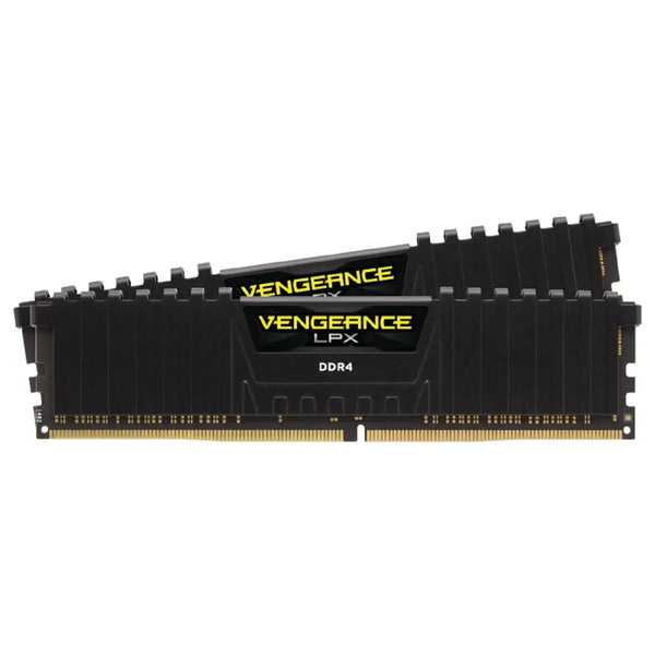 CORSAIR Vengeance LPX DDR4 RAM 32GB (2x16GB), Up to 3200MHz, CL16-20-20-38, 1.35V, Intel XMP, AMD EXPO, Black, CMK32GX4M2E3200C16