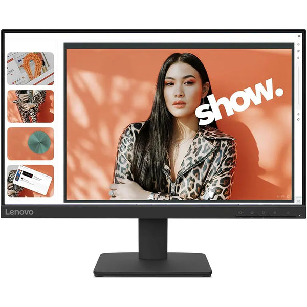 Lenovo L22-4e 21.5 Inch IPS FHD Monitor, 100Hz, 99% sRGB, 1300:1, HDMI and VGA, Black