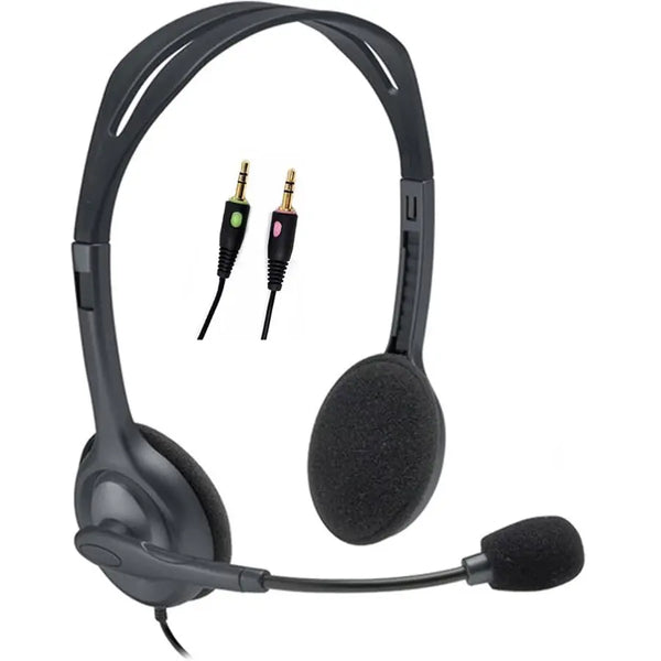 Logitech H110 Stereo Headset With 3.5mm Dual Plug Connection