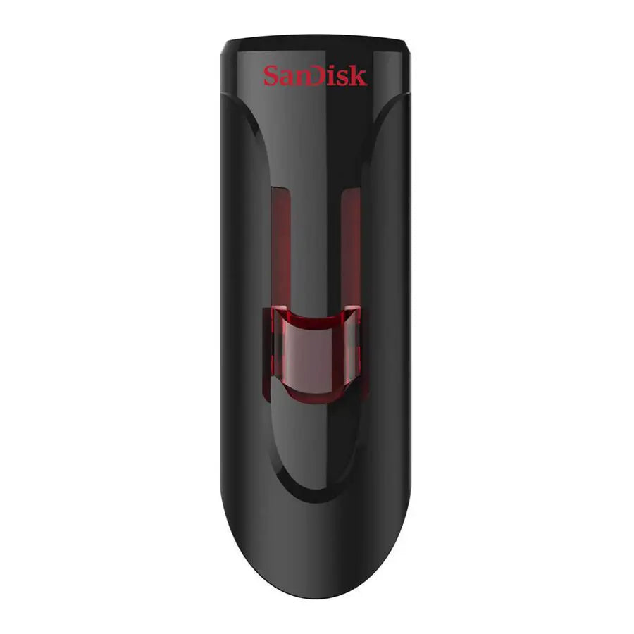 SanDisk Cruzer Glide 3.0 USB Flash Drive, 64GB, USB-A, USB 3.0 Interface, Retractable Design