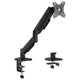 MXG EMA-12 Economical Mechanical Spring Monitor Arm, Keyhole Pattern, Built-in Cable Management, Free-Tilting Design, Swivel Ability, Built-in Spring Tension Mechanism, Desk Clamp and Grommet, 360 Degree Rotary VESA Plate