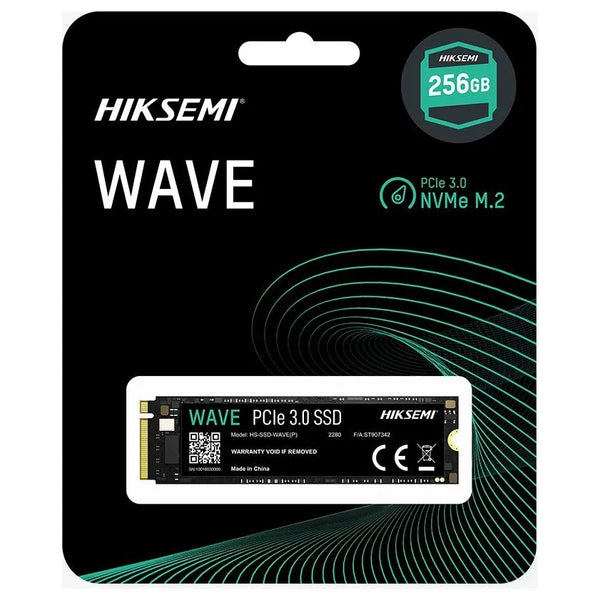 HikSemi Wave(P) SSD, 256GB M.2 PCIe 3.0 NVMe, Up To 2,280MB/s Read, 3D NAND