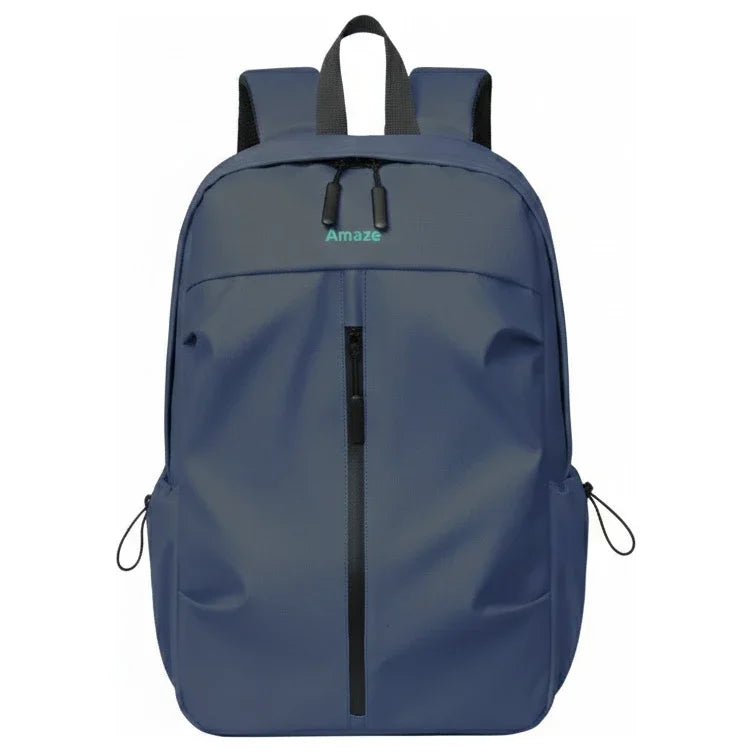 Amaze Workie Synthetic Fiber Laptop Backpack, Water-Resistant, Fits Up To 15.6", A940 Blue