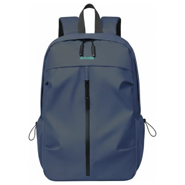 Amaze Workie Synthetic Fiber Laptop Backpack, Water-Resistant, Fits Up To 15.6", A940 Blue