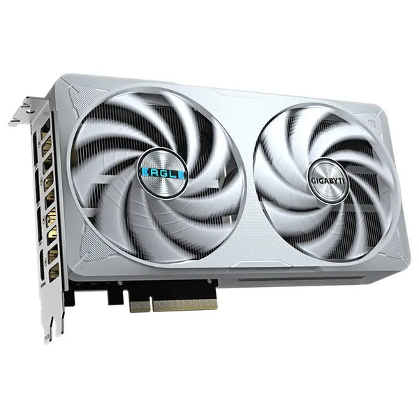 Gigabyte GeForce RTX 5060 Ti EAGLE ICE OC 8GB Graphics Card, 8GB GDDR7 128-Bit, Boost 2617MHz, 4608 CUDA Cores, PCIe 5.0 x16, DisplayPort 2.1b and HDMI 2.1b, GV-N506TEAGLEOC ICE-8GD