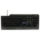 Lenovo USB Smartcard Keyboard KUS0866, 104-Key Full-Size QWERTZ Layout, Integrated Smart Card Reader ISO 7816 T=0 T=1, USB Connector, Business Black