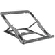 Amaze A535 Aluminum Alloy Foldable Laptop And Tablet Riser, Thin Portable Stand, 8-Step Height Adjustment, For Laptops Till 15.6 Inch
