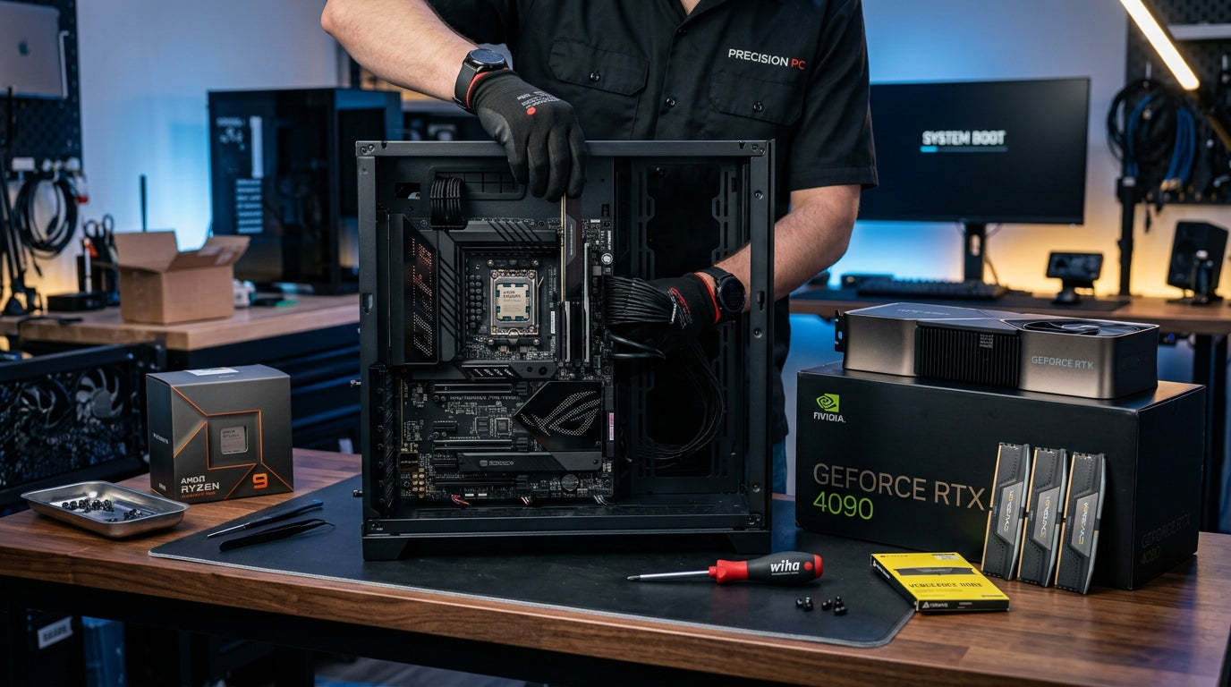 PC Hardware Assembly and Authenticity Testing Studio